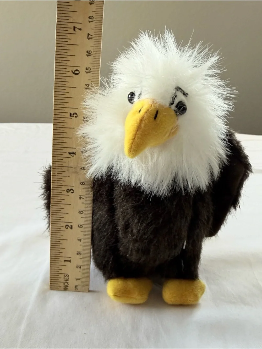 Sugar Loaf American Bald Eagle Stuff Toy Approximately 6” Sitting Down.